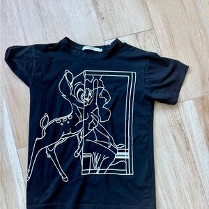 Givenchy Black Kids T-Shirt with Graphic Design